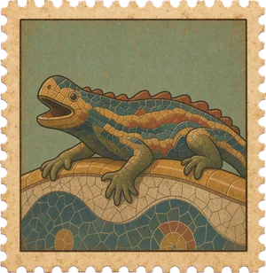 Barcelona Local stamp