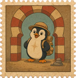 Fifteen landmarks in Spain stamp