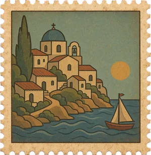Mediterranean Soul stamp